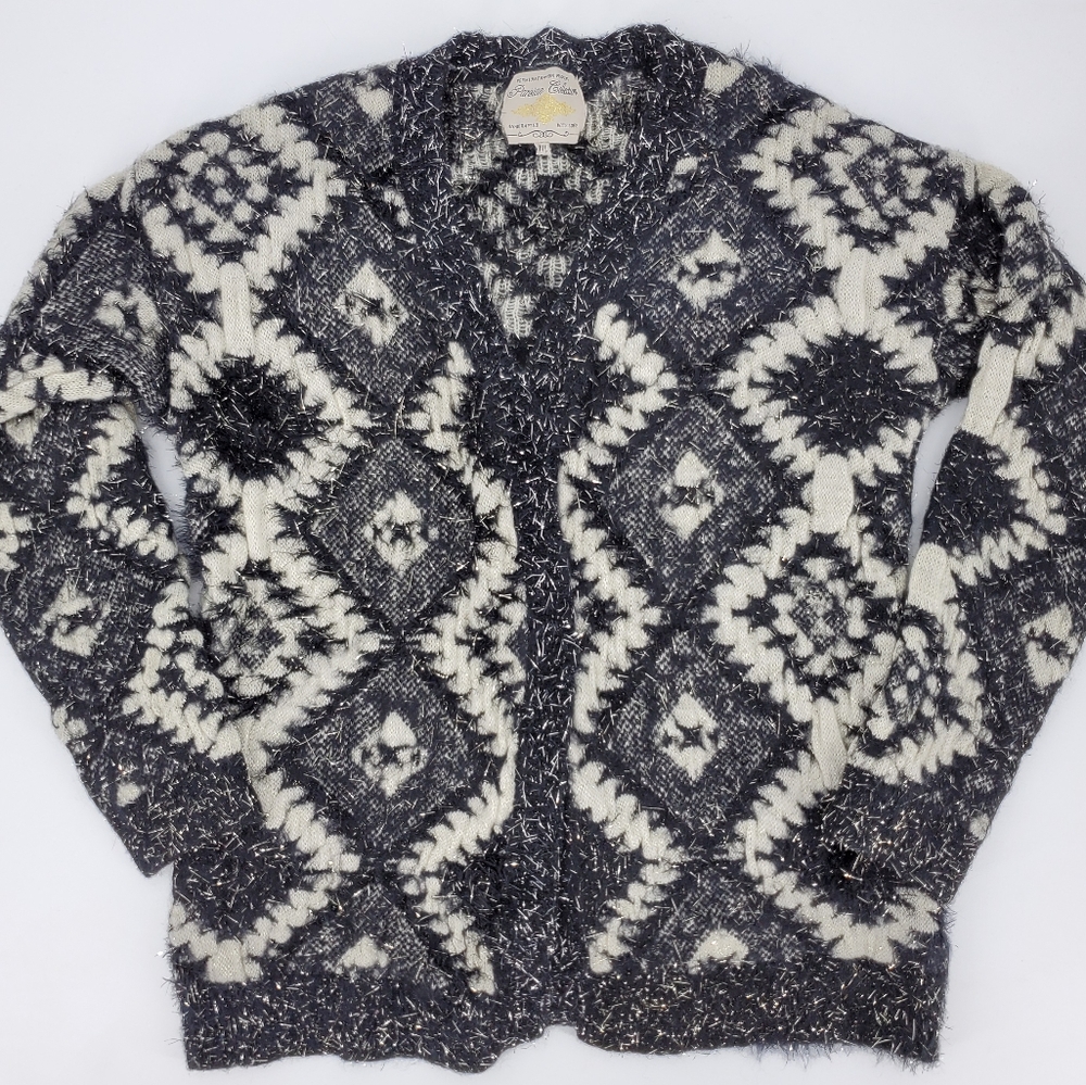 Parisian Collection Open Front Eyelash Cardigan - image 1